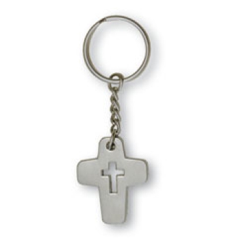 Schlüsselanhänger Kreuz VE 3 Stück