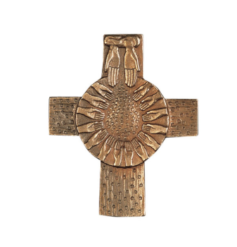 Bronze Kreuz - Brot vom Himmel