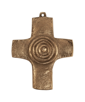Bronze Kreuz - Kreise -