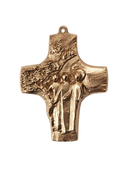 Bronze Kreuz - Emmaus