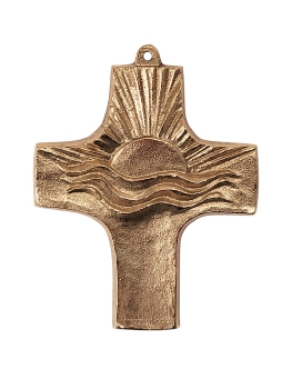 Bronze Kreuz - Sonnenaufgang