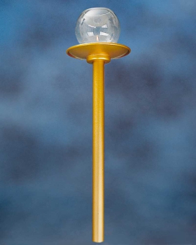 Flambeaux-Stab 50 cm, elfenbein oder gold
