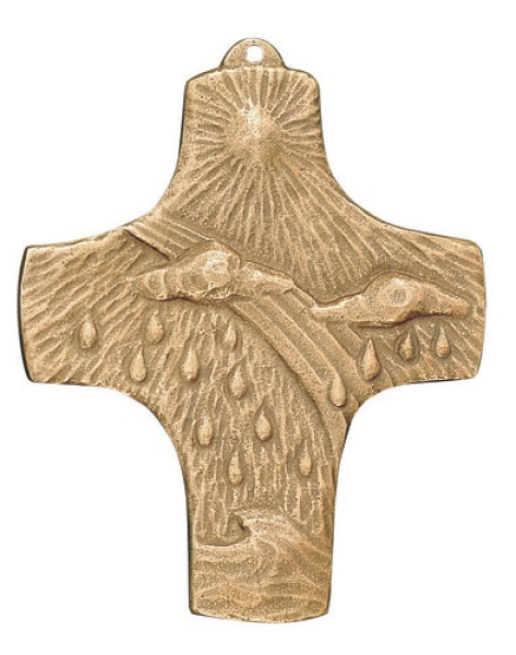 Bronze Kreuz - Wasser