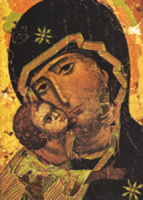 Bildtafel "Gottesmutter von Wladimir (Ausschnitt)"